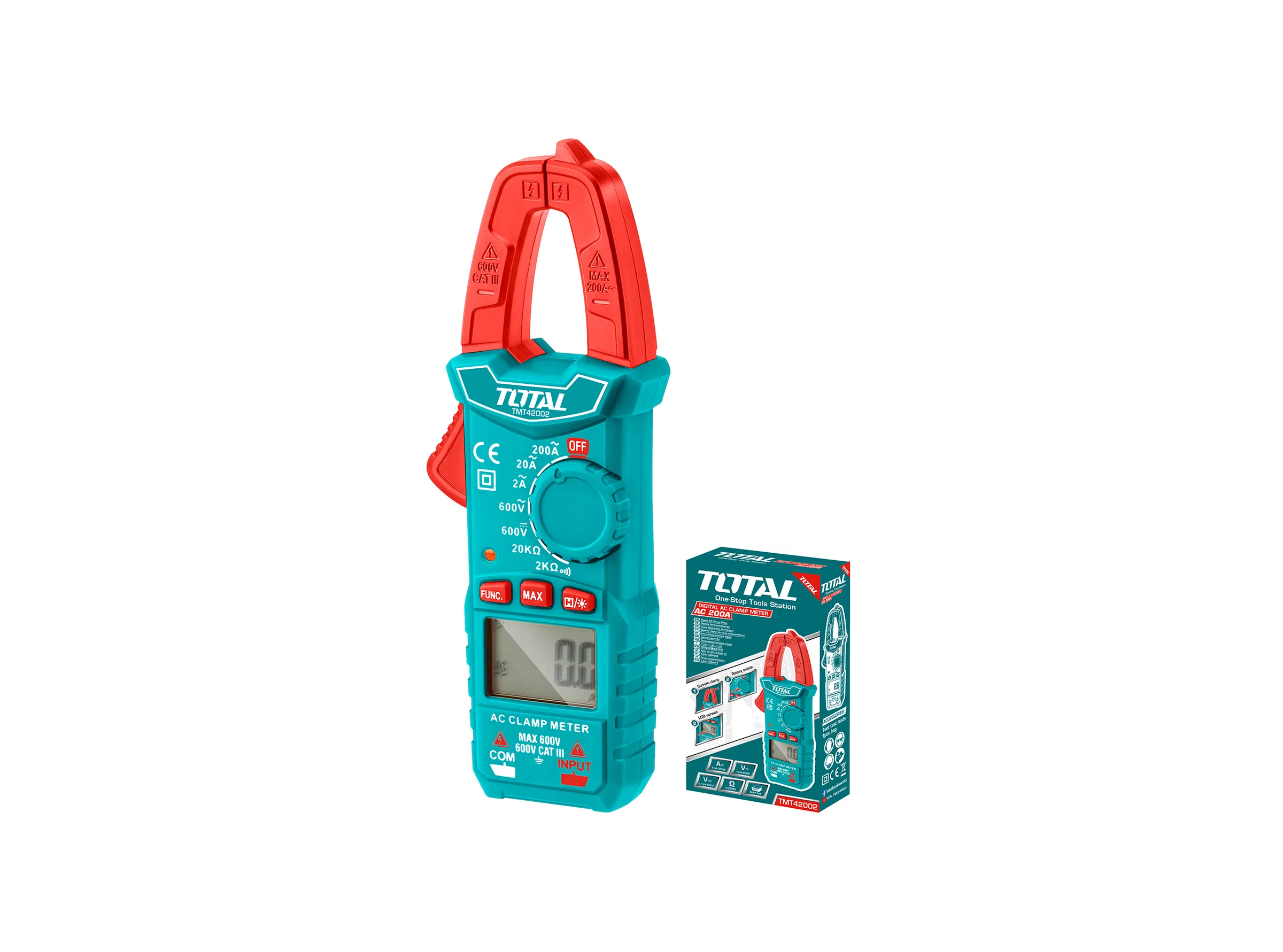 Total Digital AC Clamp Meter-TMT42002